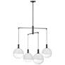 Visual Comfort Studio  Torian Large Chandelier  B10  32.5"  Aged Iron