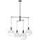Visual Comfort Studio Torian Large Chandelier B10 32.5" Aged Iron