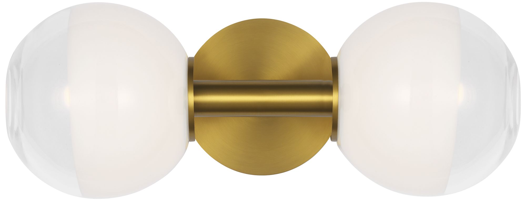 Visual Comfort Studio  Torian Linear Sconce B10  15.37"  Burnished Brass
