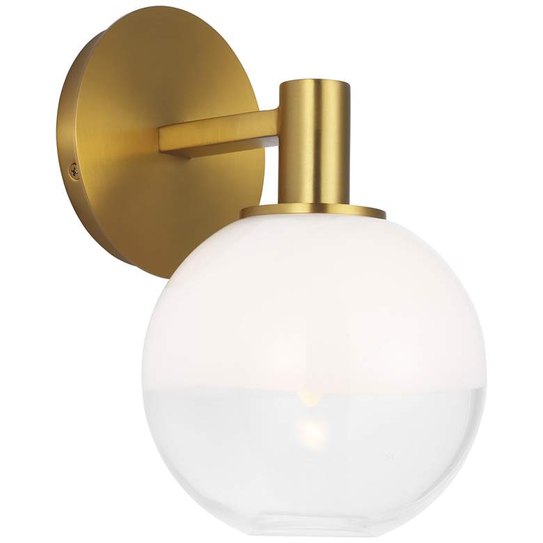 Image 1 Visual Comfort Studio Torian Small Sconce Torpedo 6" Burnished Brass