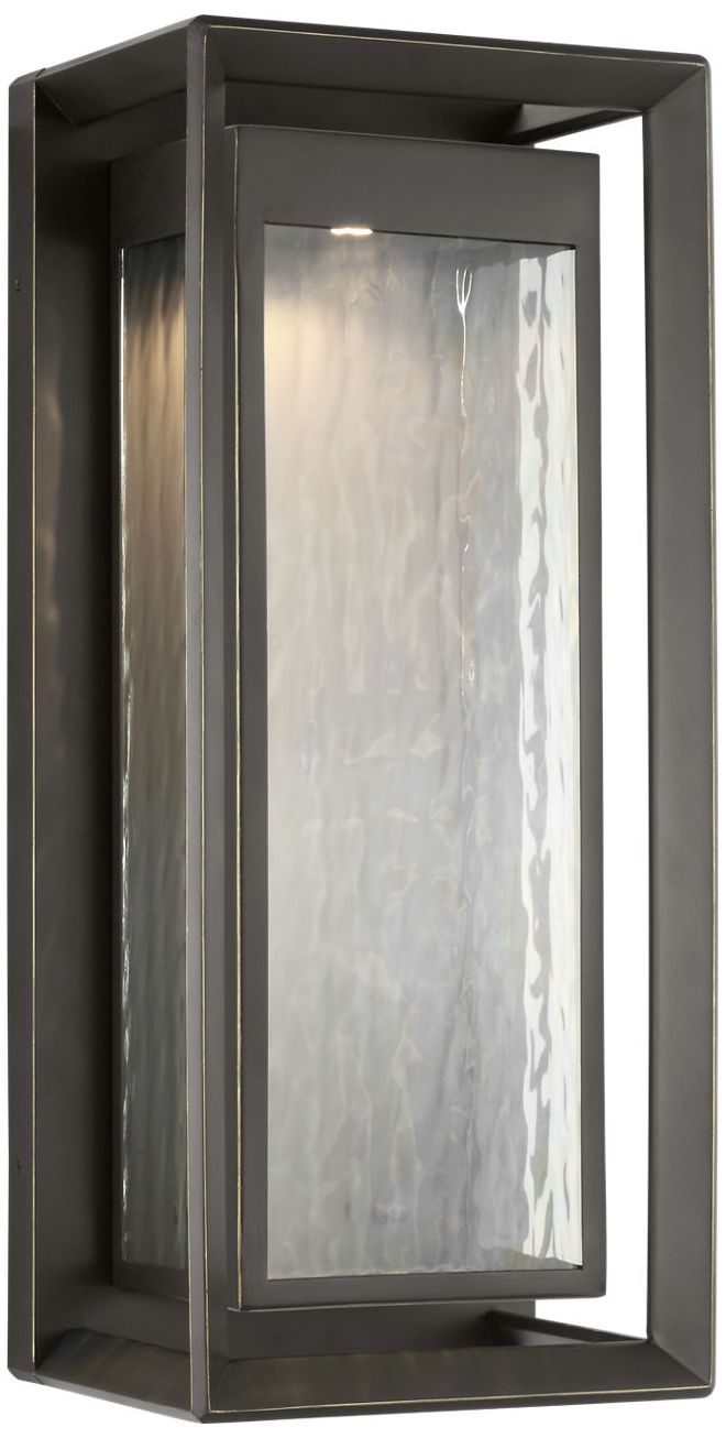 Image 3 Visual Comfort Studio Urbandale Grande Wall Lantern Bronze LED more views