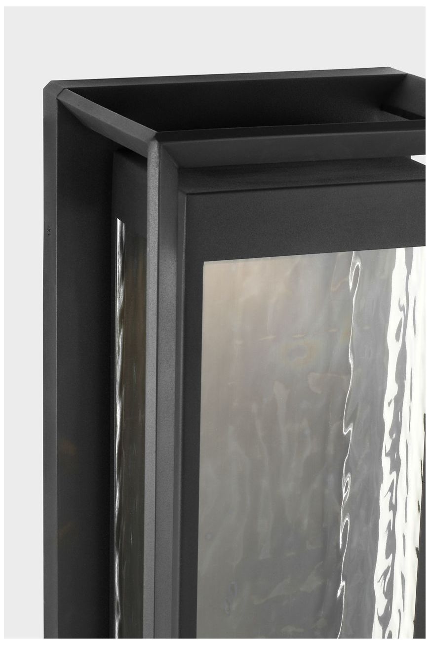 Image 5 Visual Comfort Studio Urbandale Grande Wall Lantern Textured Black LED more views