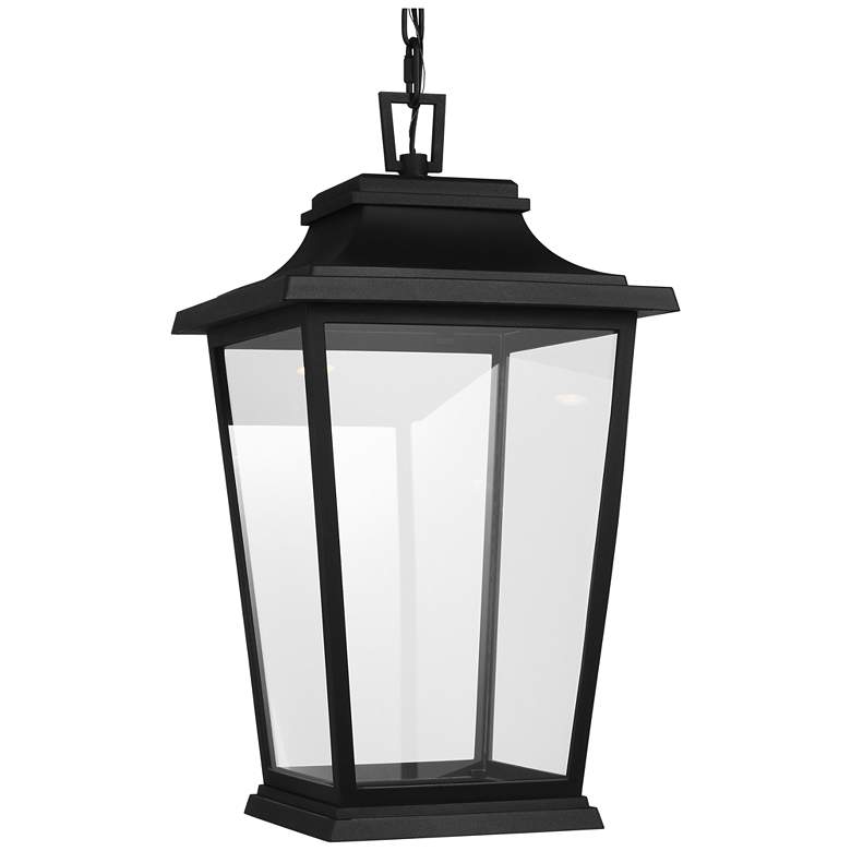 Image 1 Visual Comfort Studio Warren Hanging Lantern Array 12" Black