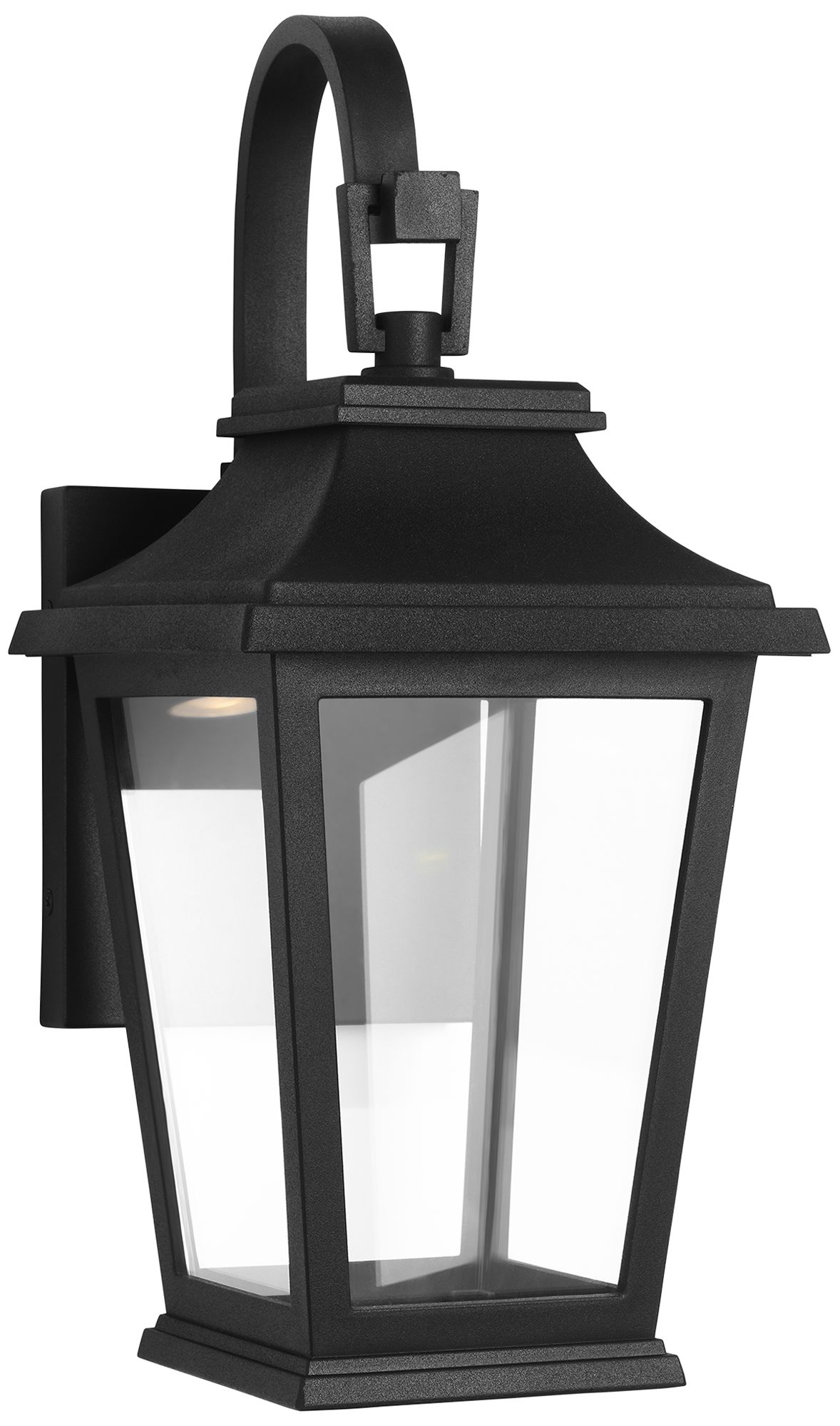 Visual Comfort Studio  Warren Mini Wall Lantern  Array  6.5"  Black