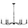 Visual Comfort Studio Wellen Extra Large Chandelier T10 48" Aged Iron