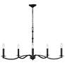 Visual Comfort Studio  Wellen Large Chandelier  T10  36"  Aged Iron