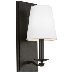 Visual Comfort Studio  Wellen Medium Sconce  T10  5"  Aged Iron