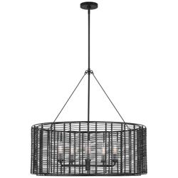 Visual Comfort Studio  Winslow Large Hanging Shade  T6  35.75"   Black