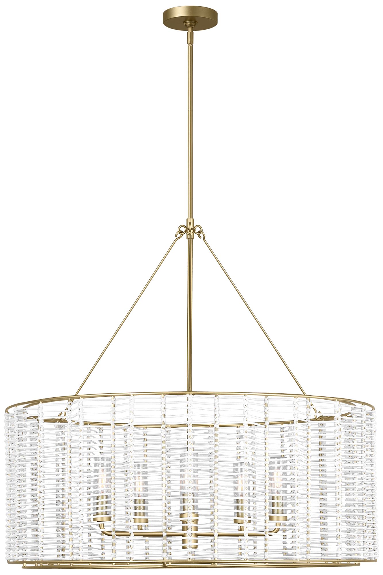 Visual Comfort Studio  Winslow Large Hanging Shade  T6  35.75"  Brass