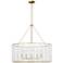 Visual Comfort Studio Winslow Large Hanging Shade T6 35.75" Brass
