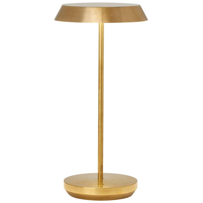 Image 1 Visual Comfort Tepa Natural Brass LED Accent Table Lamp