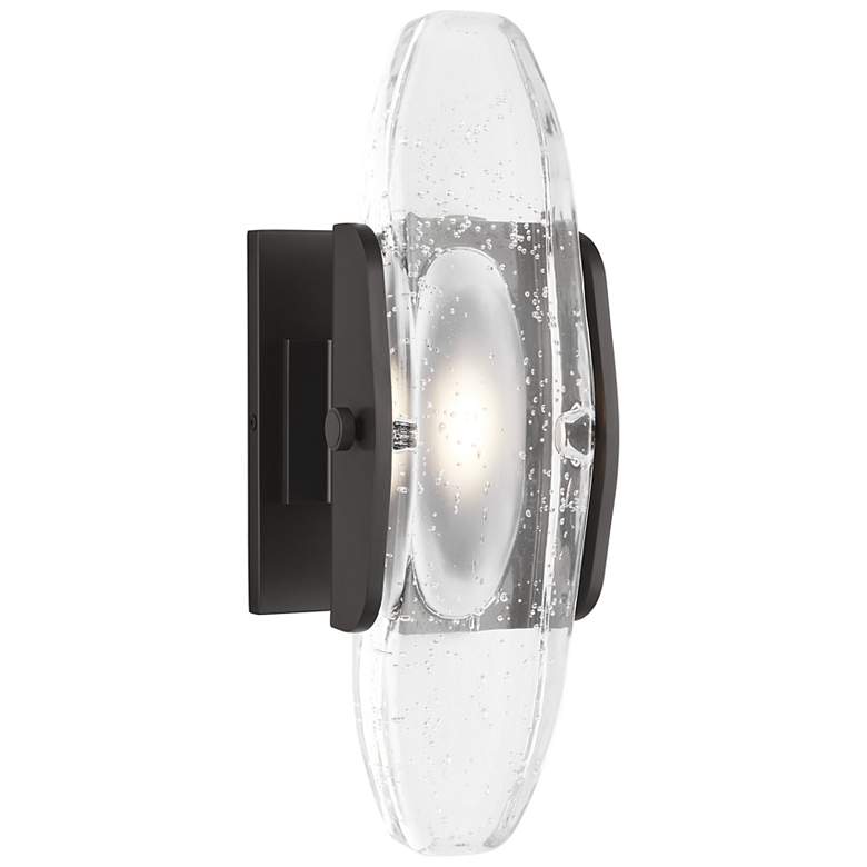 Image 2 Visual Comfort Wythe 14 3/4"W Bronze Cast Glass LED Sconce more views