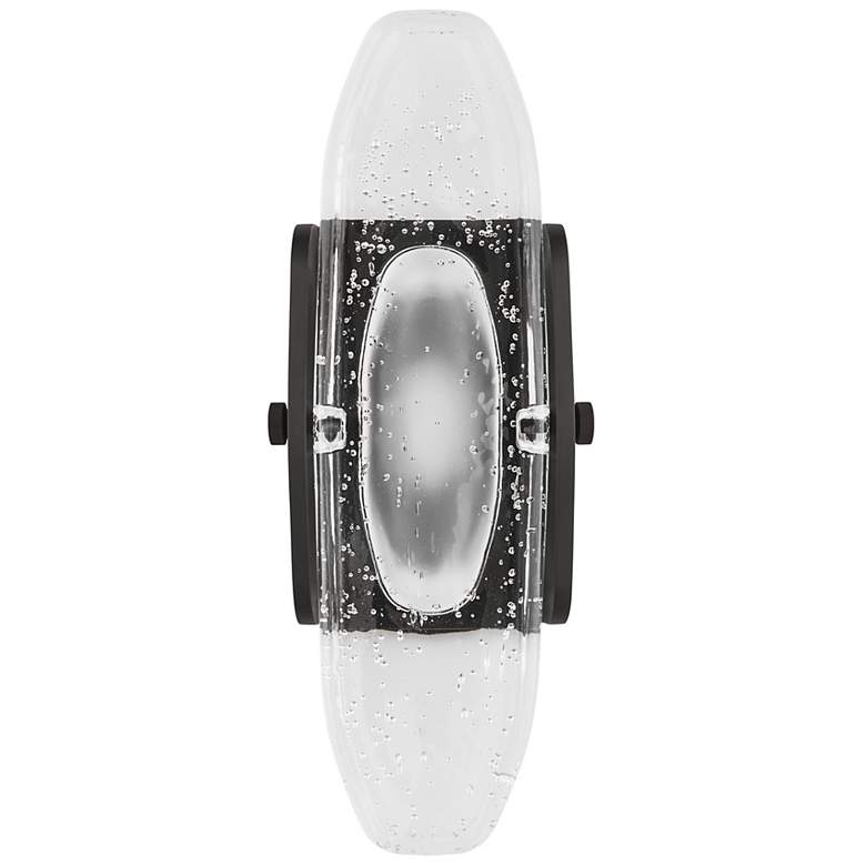 Image 3 Visual Comfort Wythe 14 3/4"W Bronze Cast Glass LED Sconce more views