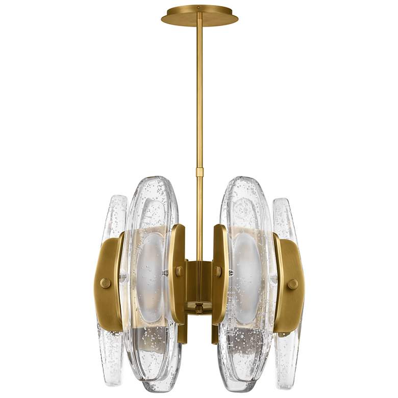 Image 2 Visual Comfort Wythe 15 3/4" Wide Brass 6-Light LED Pendant more views