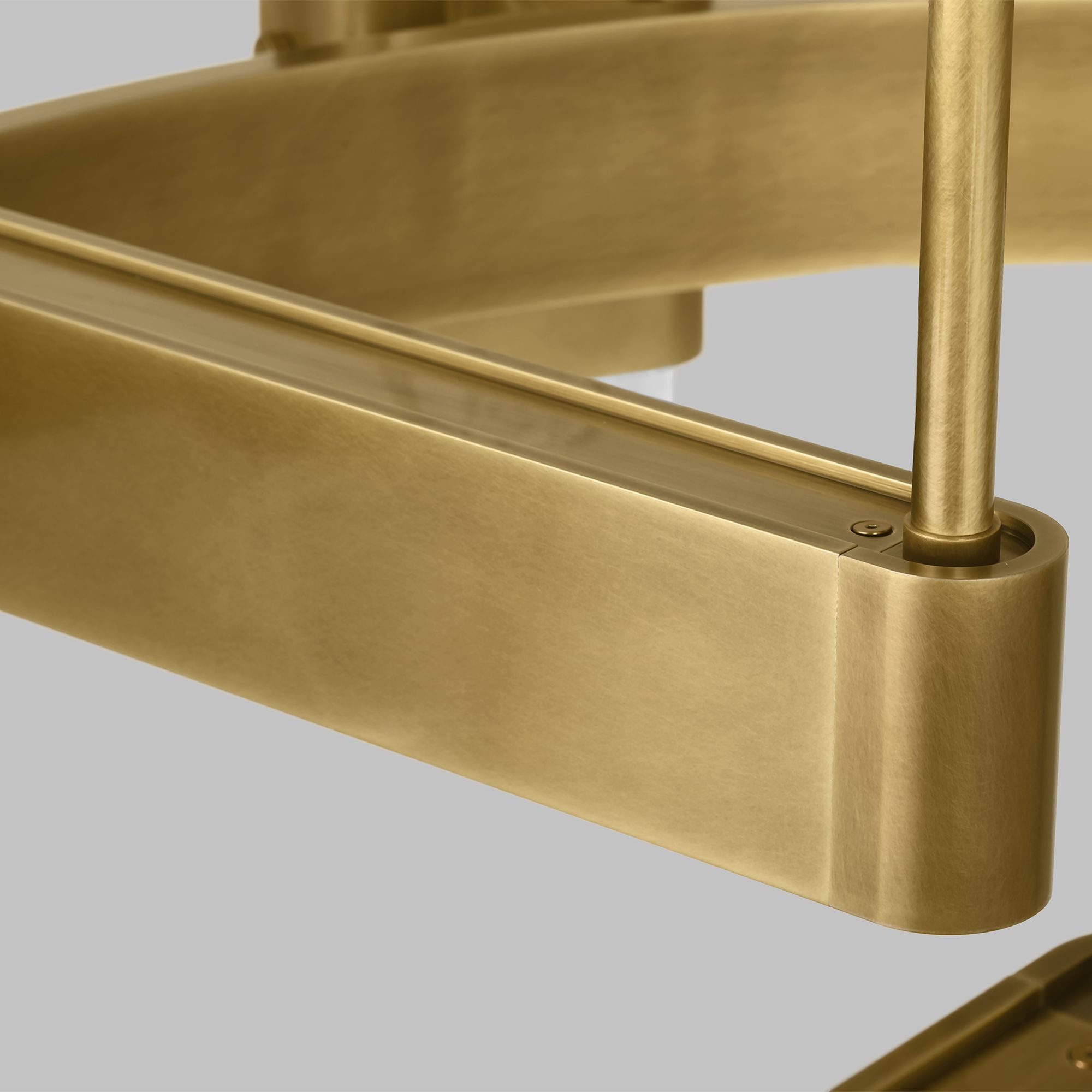 Visual Comfort Wythe 15 3/4" Wide Brass 6-Light LED Pendant