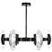 Visual Comfort Wythe 30"W Dark Bronze 6-Light LED Pendant