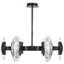 3_Visual Comfort Wythe 30"W Dark Bronze 6-Light LED Pendant more views
