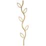 1_Vita 30" High Antique Brass Decorative Vine Cord Cover