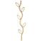 Vita 30" High Antique Brass Decorative Vine Cord Cover