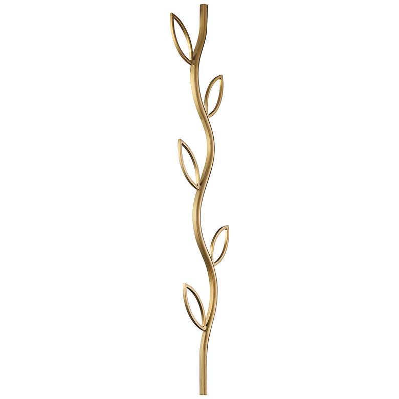 Image 3 Vita 30" High Antique Brass Decorative Vine Cord Cover more views