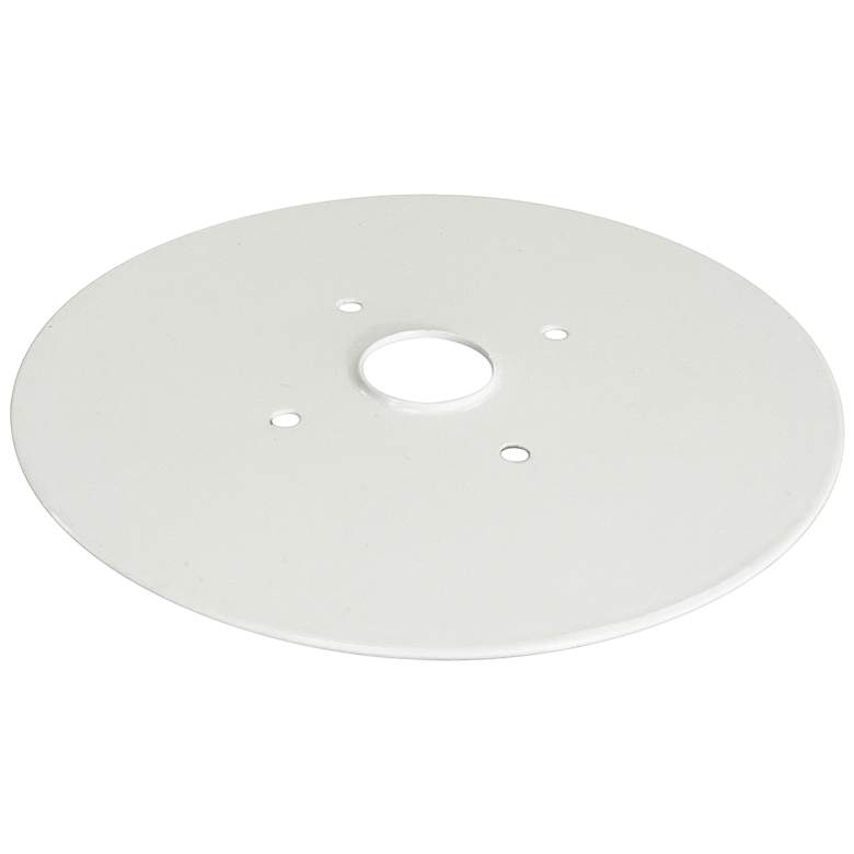 Image 1 Vita 5 inch Wide White Junction Box Cover Plate for Strip Light