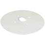Vita 5" Wide White Junction Box Cover Plate for Strip Light