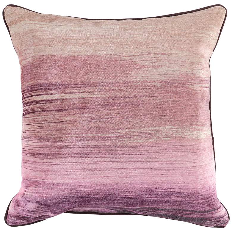Image 1 Vita Wine Red Multi-Color 22 inch Square Throw Pillow