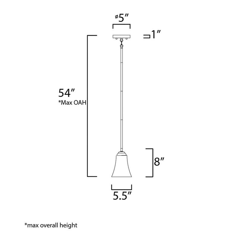 Image 2 Vital 1-Light 5.5" Wide Satin Nickel Mini Pendant more views