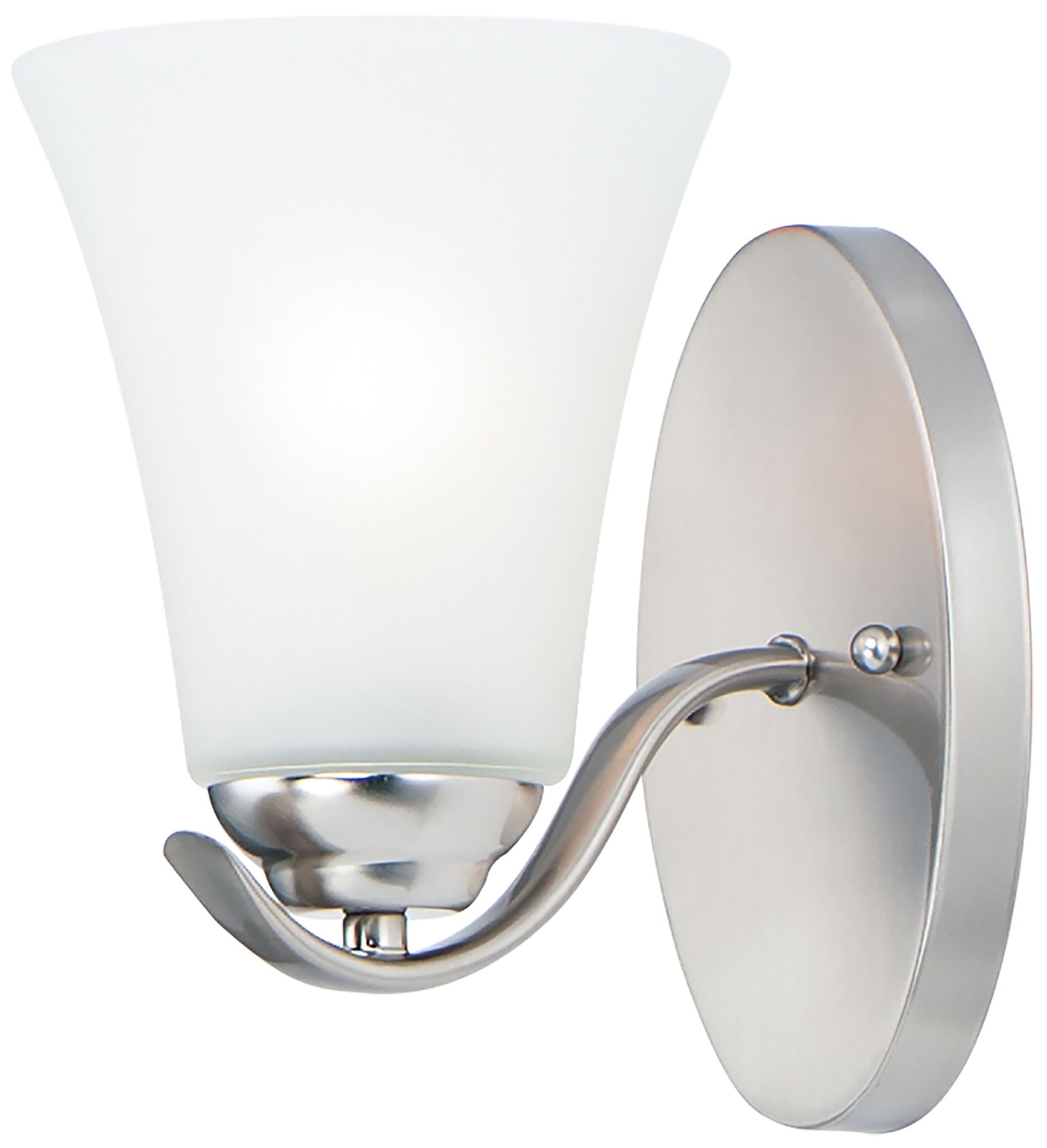 Image 2 Vital 1-Light Wall Sconce Satin Nickel