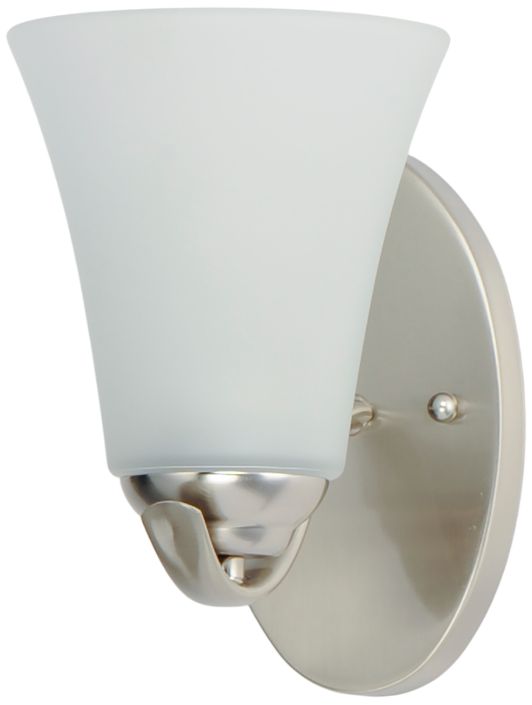 Image 7 Vital 1-Light Wall Sconce Satin Nickel more views
