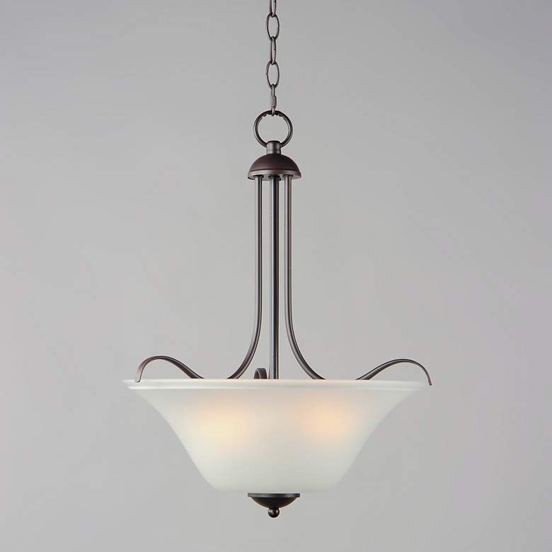 Image 1 Vital 3-Light 16.5" Wide Oil Rubbed Bronze Pendant Light