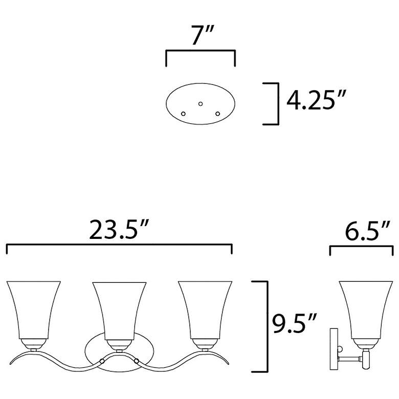 Image 5 Vital 3-Light Bath Vanity more views