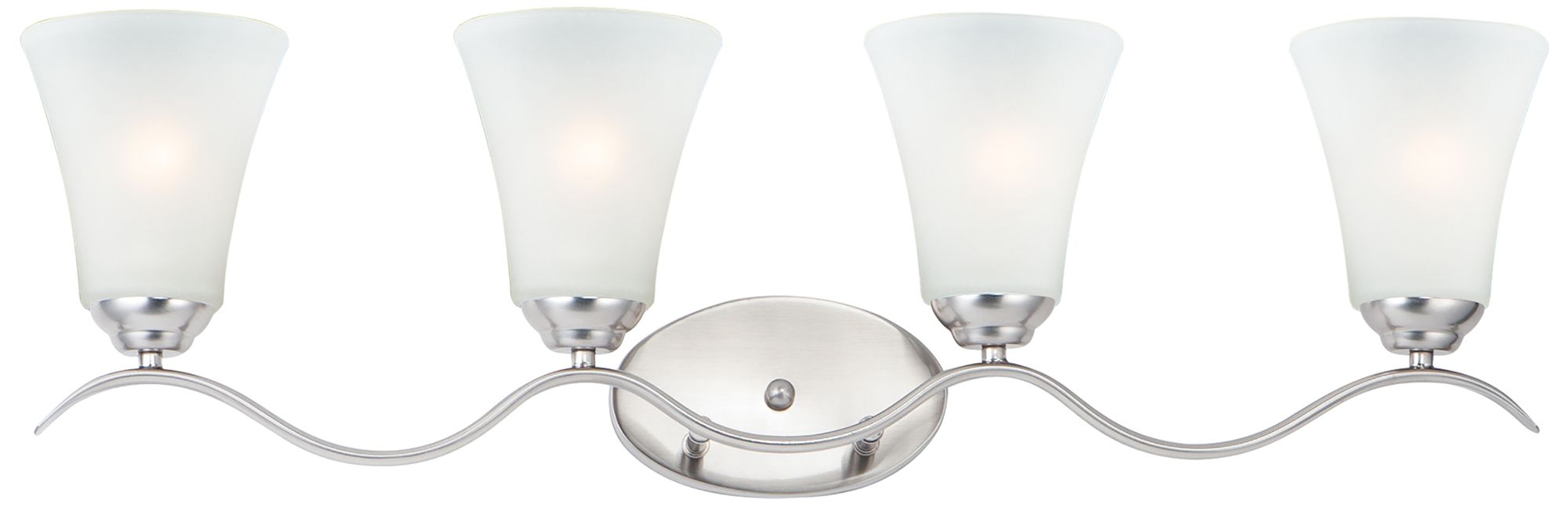 Vital 4-Light 31.5" Wide Satin Nickel Vanity Light