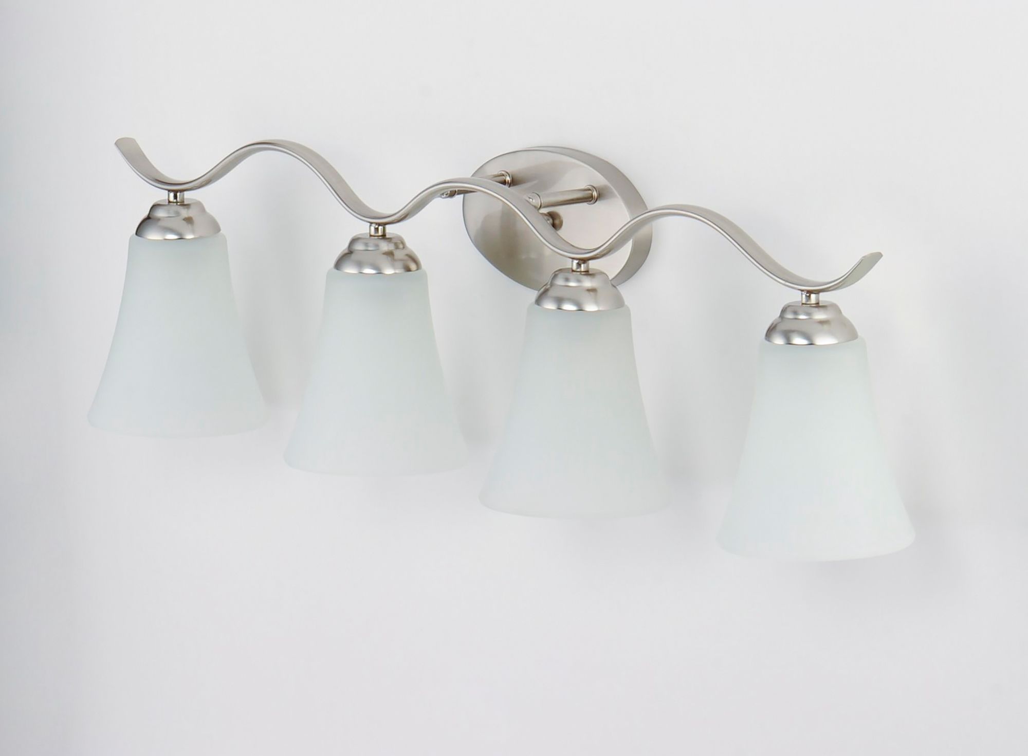 Image 2 Vital 4-Light 31.5" Wide Satin Nickel Vanity Light more views