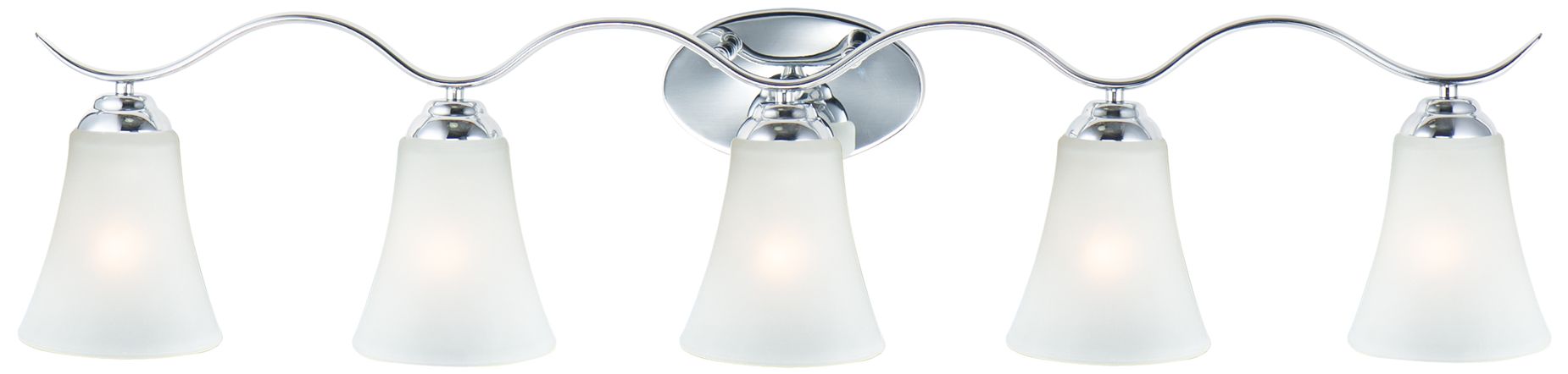 Image 2 Vital 5-Light 41" Wide Polished Chrome Vanity Light more views