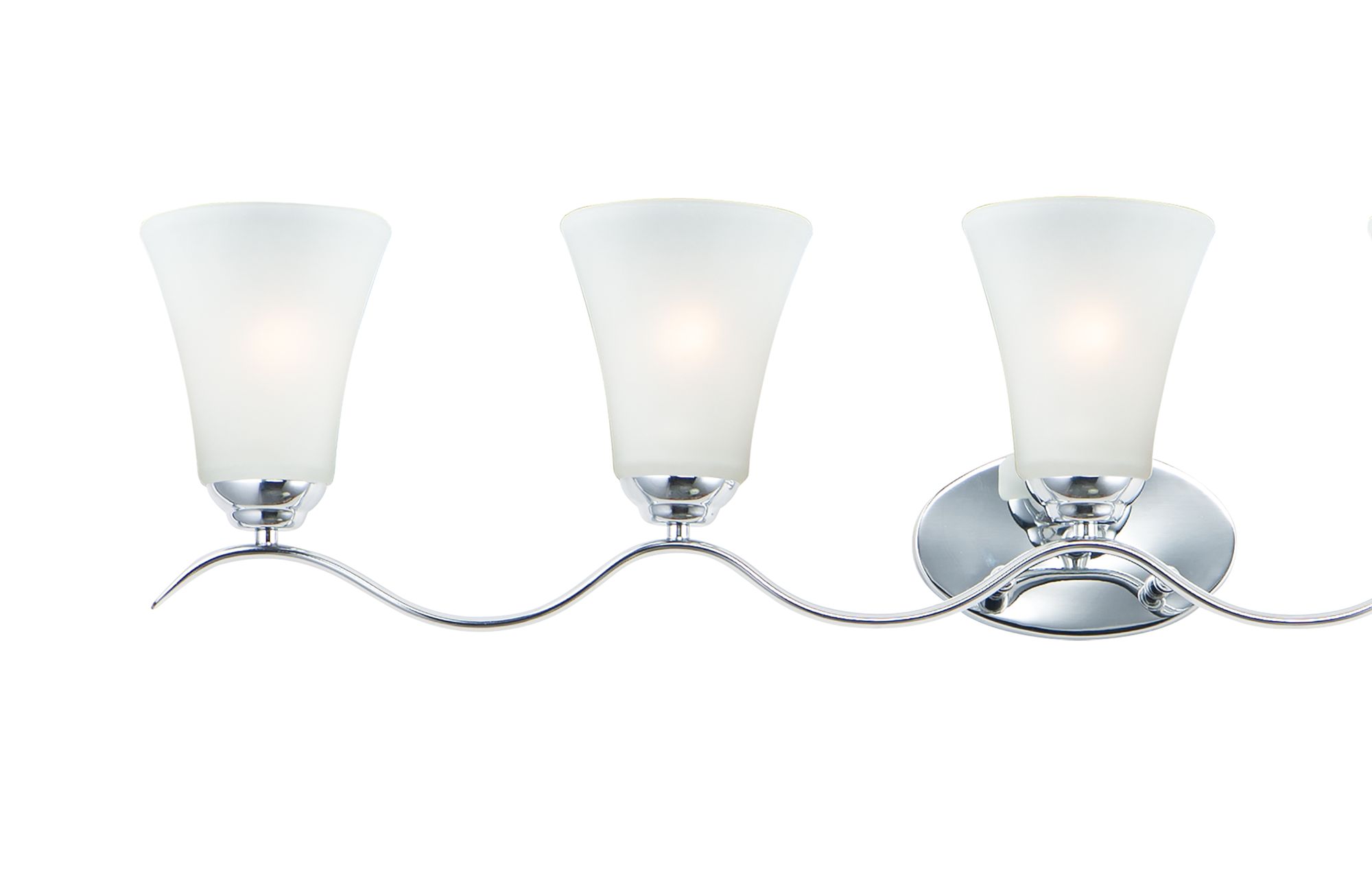 Image 3 Vital 5-Light 41" Wide Polished Chrome Vanity Light more views