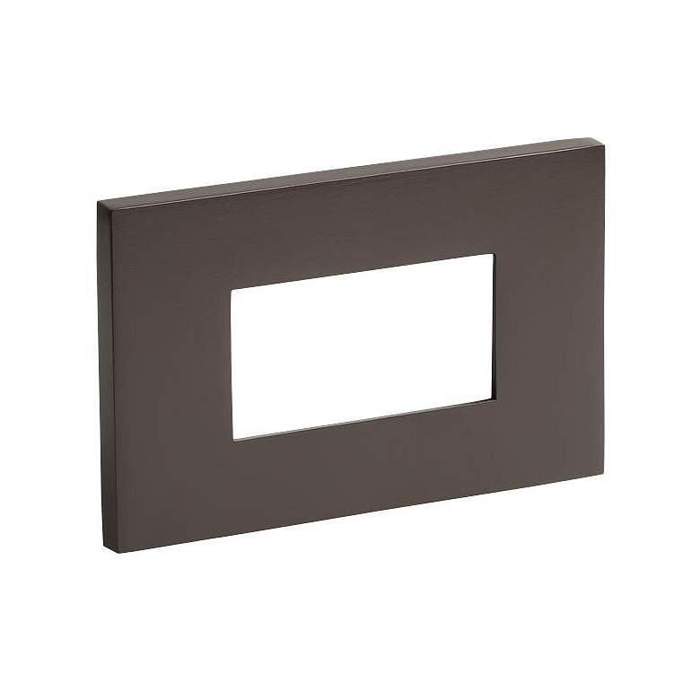 Image 1 Vitra Turtle 4 3/4"W Antique Bronze LED Landscape Step Light