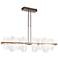 Vitre 51.9" Wide Large Bronze LED Linear Pendant