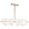 Vitre 51.9" Wide Large Soft Gold LED Linear Pendant