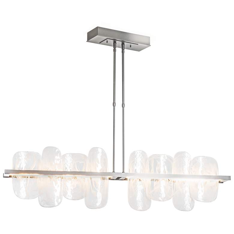 Image 1 Vitre 51.9" Wide Large Sterling LED Linear Pendant