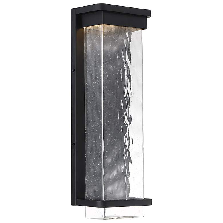 Image 1 Vitrine 16"H x 6.5"W 1-Light Outdoor Wall Light in Black