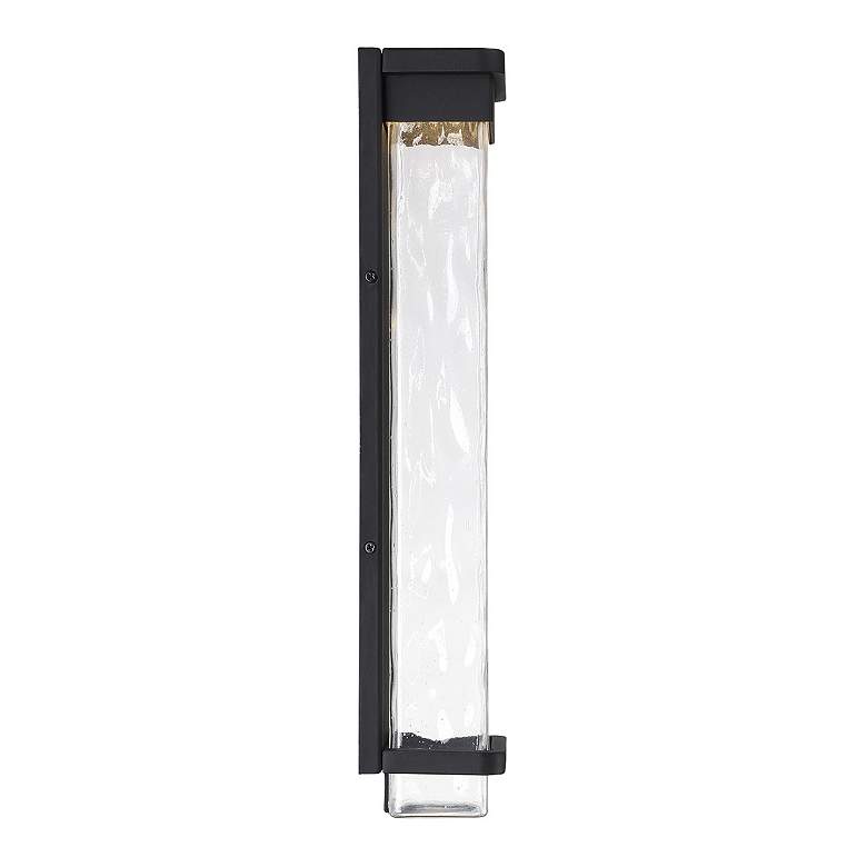 Image 3 Vitrine 21"H x 6.5"W 1-Light Outdoor Wall Light in Black more views