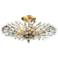 Viva Collection 21" Wide Aged Silver Ceiling Light