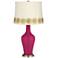 Vivacious Anya Table Lamp with Flower Applique Trim