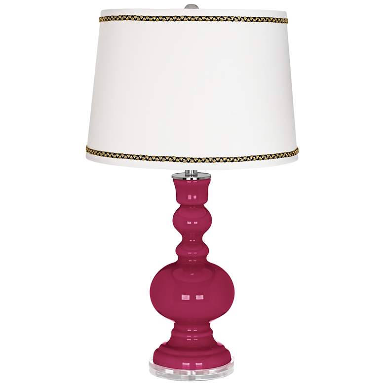 Image 1 Vivacious Apothecary Table Lamp with Ric-Rac Trim