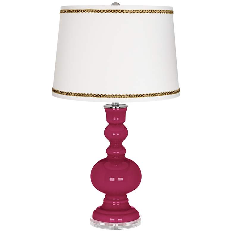 Image 1 Vivacious Apothecary Table Lamp with Twist Scroll Trim