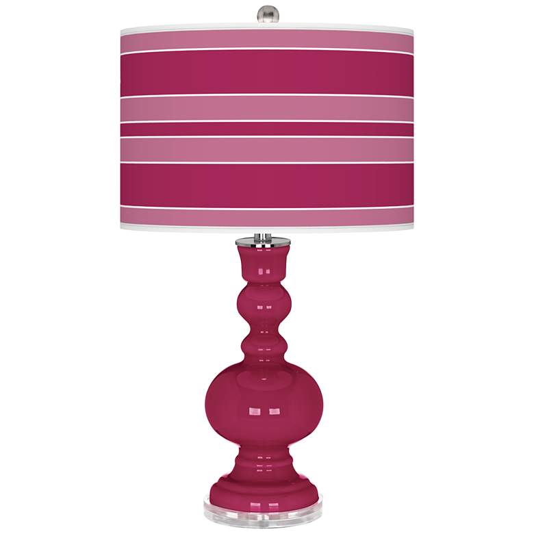 Image 1 Vivacious Bold Stripe Apothecary Table Lamp