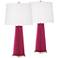 Vivacious Leo Table Lamp Set of 2 with Dimmers
