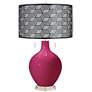 Vivacious Toby Table Lamp With Black Metal Shade