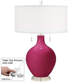 Image1 of Vivacious Toby Table Lamp with Dimmer